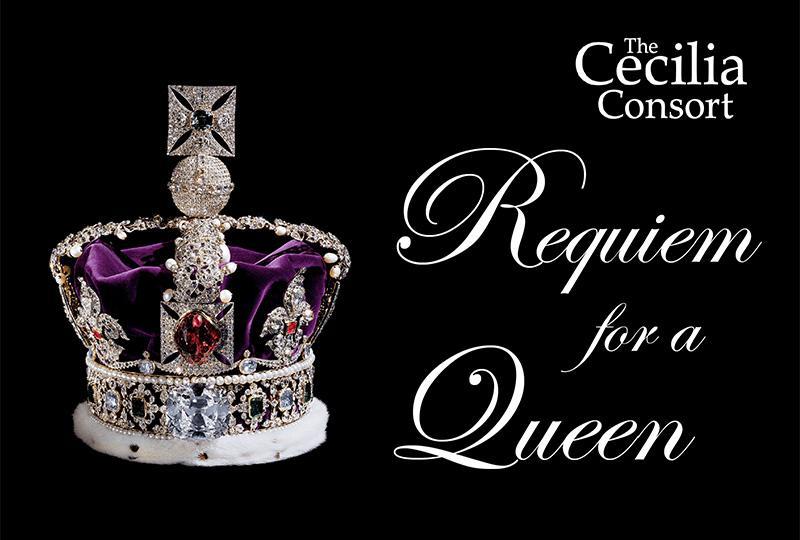 Requiem for a Queen poster featuring the royal crown