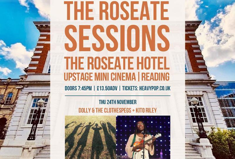 Hotel show poster with pics of Dolly and support Kito