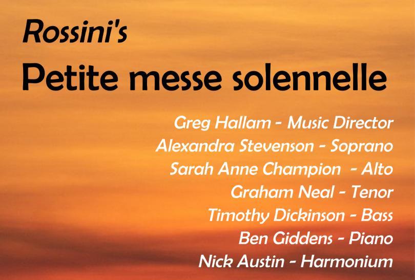 Rossini's Petite Messe Solennelle