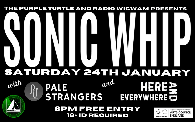 Radio Wigwam Presents... SONIC WHIP  Returning to The Turtle @sonicwhip on their pre album launch shows in the UK  An alternative rock band known for its high-energy, danceable sound, powerful riffs, and tight, groovy rhythm section. The three-piece group, formed in 2018, is influenced by bands like Foo Fighters, Queens of the Stone Age, and Audioslave. Their music is described as a blend of stoner rock, alternative, and hard rock, with some sources mentioning three-part vocal harmonies and upbeat, quirky s