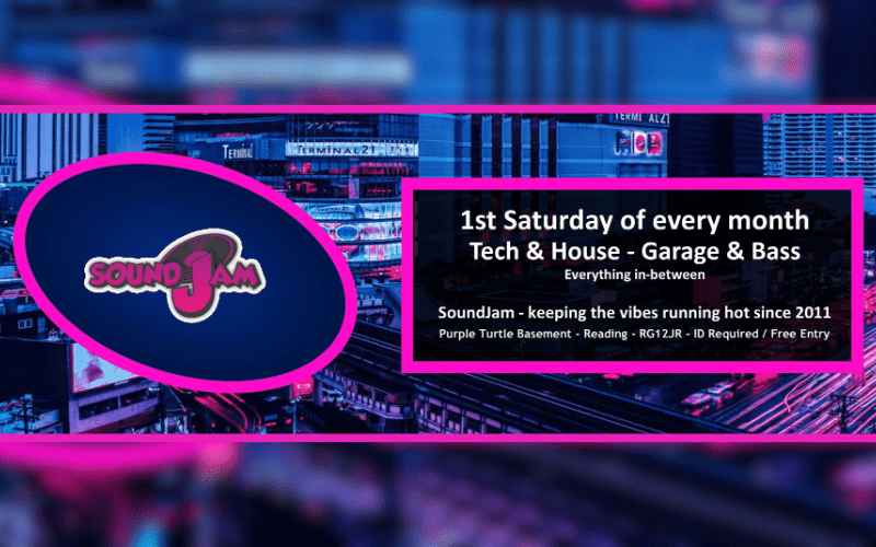 Every 1st Saturday of the Month  SOUND JAM  House and UKG and everything inbetween  10:30pm Turtle Basement  FREE ENTRY / 18+ ID Required