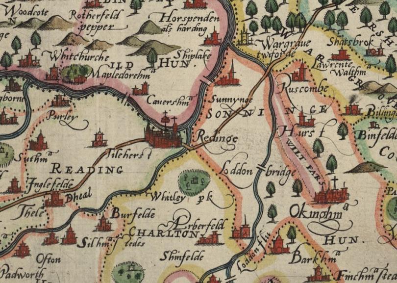 Old Map of Berkshire