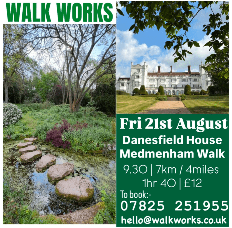 Friday 21st August 7km Danesfield House guided walk