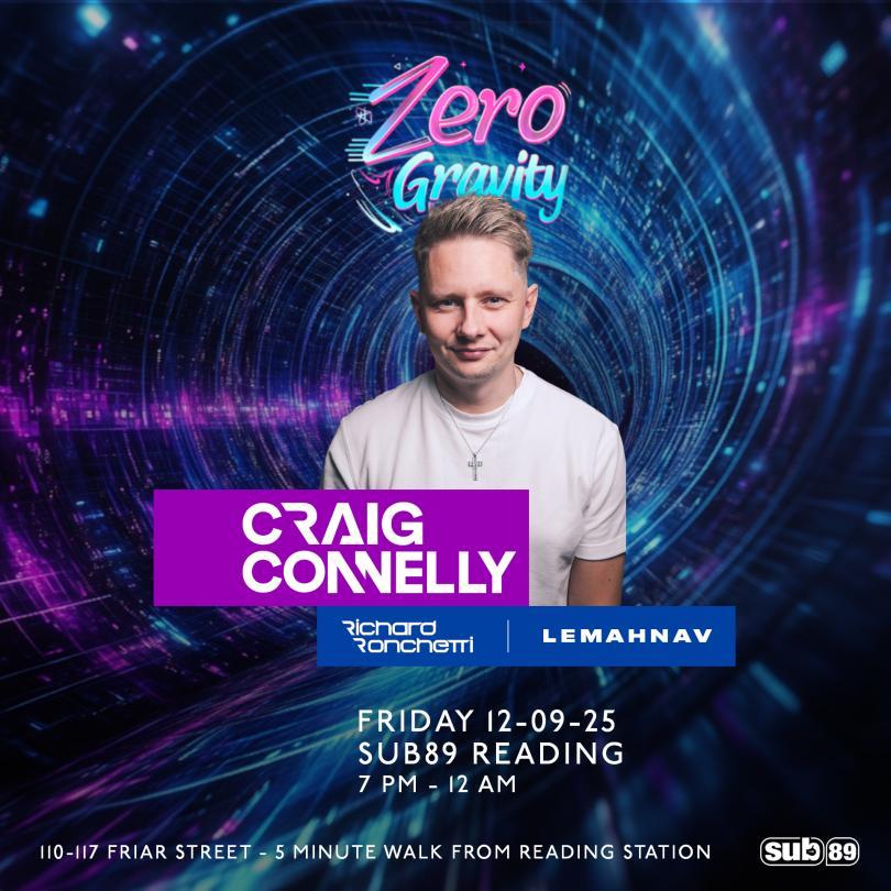 Event banner for Zero Gravity in Reading