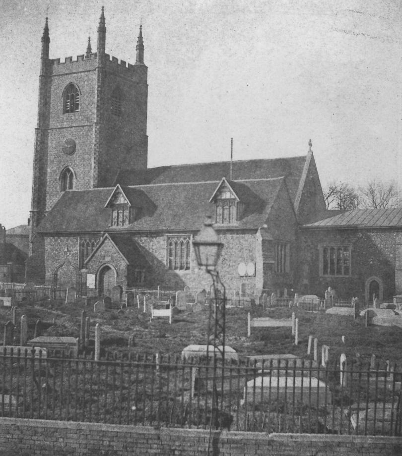 Very early Fox Talbot photo of St. Mary's Minster pre 1860
