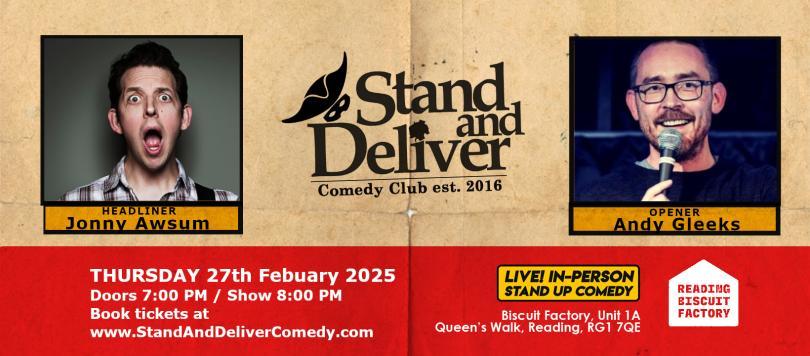 Stand and Deliver February banner