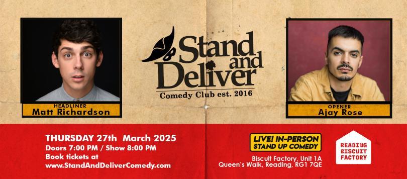 Stand and Deliver March banner