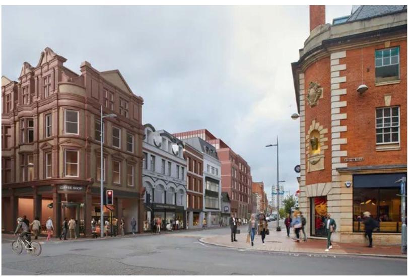 Queen Victoria St and Friar Street on complation