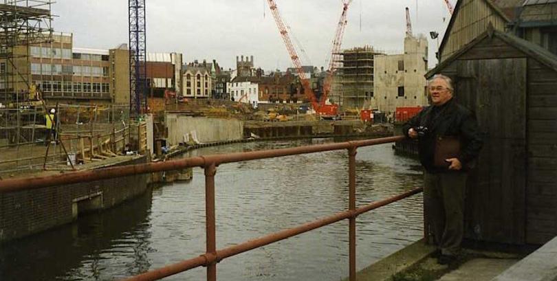 The Oracle Shopping Centre under construction mid to late  1990s