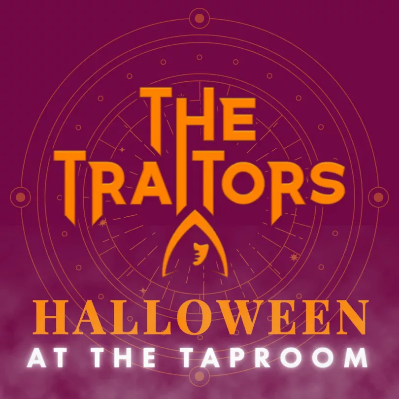 Traitors Halloween at the Taproom logo