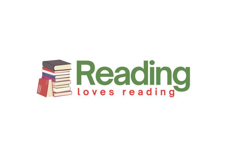 Image of three books piled on top of each other, with the wording Reading Loves Reading
