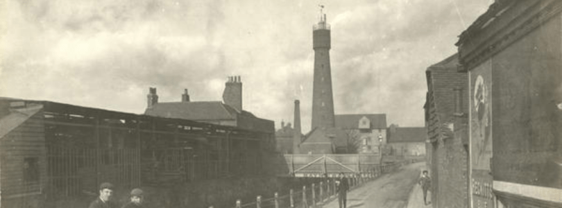 An old photo of Mill Lane, Reading, Berkshire