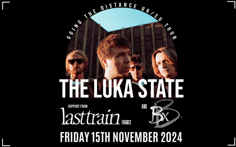 Fresh from their Reading Festival Main Stage performance The Luka State is set to take the stage at Purple Turtle, Reading, on Friday, 15th November. Known for their electrifying live performances, the band has gained a reputation for shows that “exude pure gasoline.”  Hailing from Winsford, a small town between Manchester and Liverpool, The Luka State’s gritty, emotionally charged music resonates deeply with audiences. Their latest album More Than This reflects the darker aspects of working-class life, exp