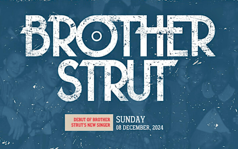Brother Strut return to The Purple Turtle, Reading for more UK Funk & Soul, and to formally introduce the band's NEW LEAD VOCALIST!  The lineup will include industry legends...      Paul Turner & Rob Harris (Jamiroquai)      Dexter Hercules (Ed Sheeran/The Voice UK)      Karl Vanden Bossche (Gorillaz/Incognito)      George Cooper (Jazz Defenders)  ... and of course, Stevie Jones