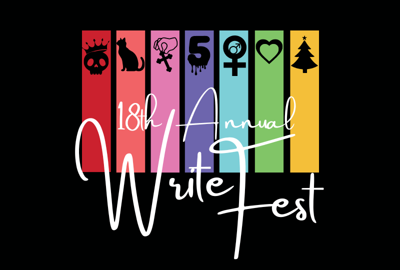 Coloured bars with symbols on a black background