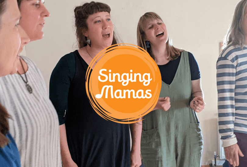 A group of women singing