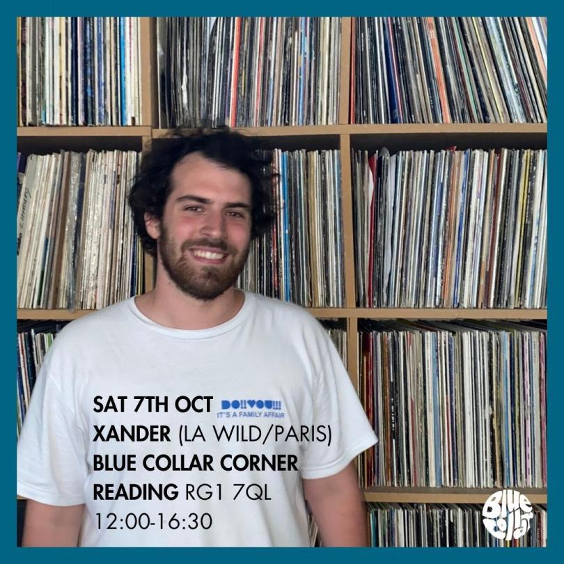 DJ Xander at Blue Collar Corner
