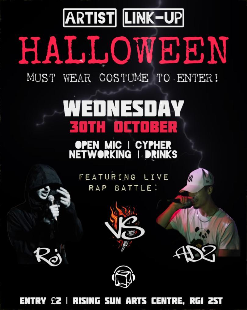 Artist Link-Up Halloween Poster