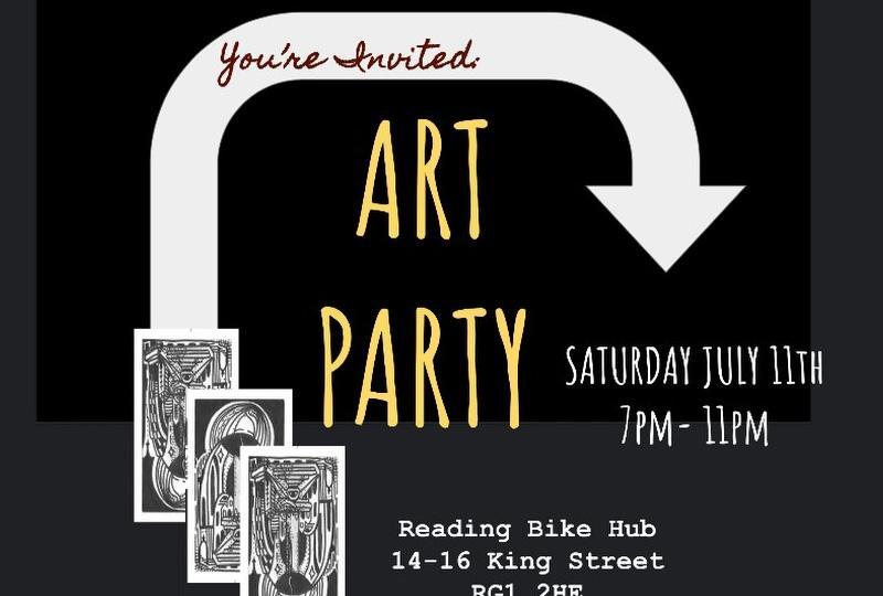 Art Party at Reading Bike Hub!