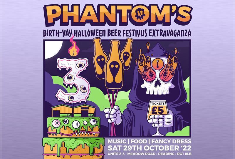 Phantom Brewing Co's Third Birth-Yay Halloween Beer Festivus Extravaganza!