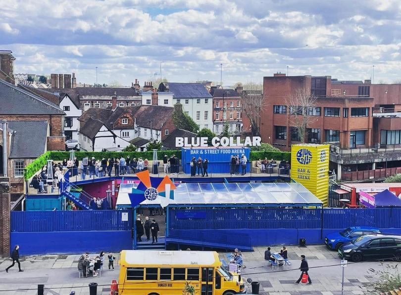 Blue collar corner pic