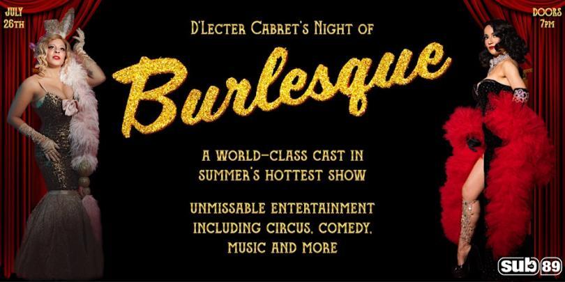 D'Lecter Cabaret's Night of Burlesque 