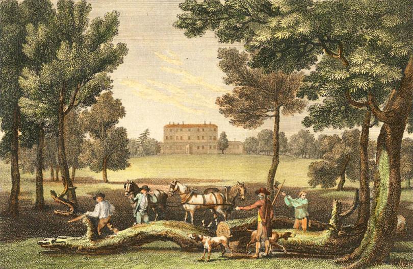 Painting of Caversham Park 1790-1799 by W and J Walker
