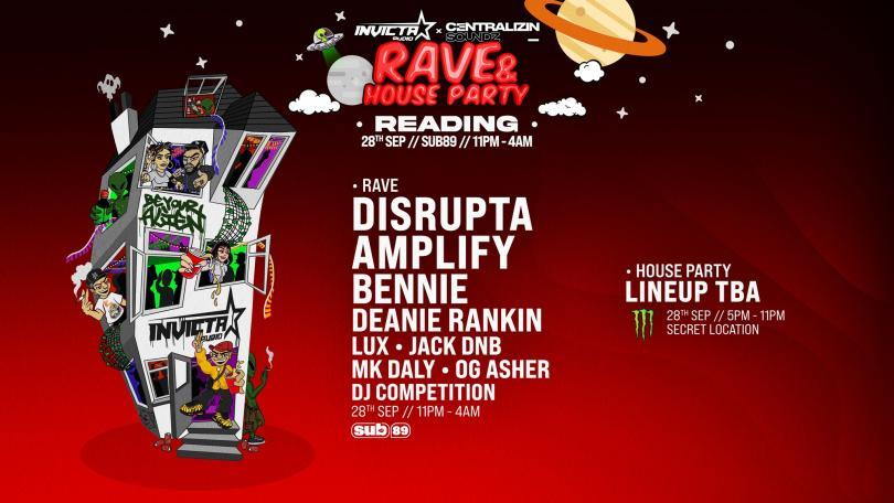 Centralizin Sounds and Invicta present: Rave and House Party!