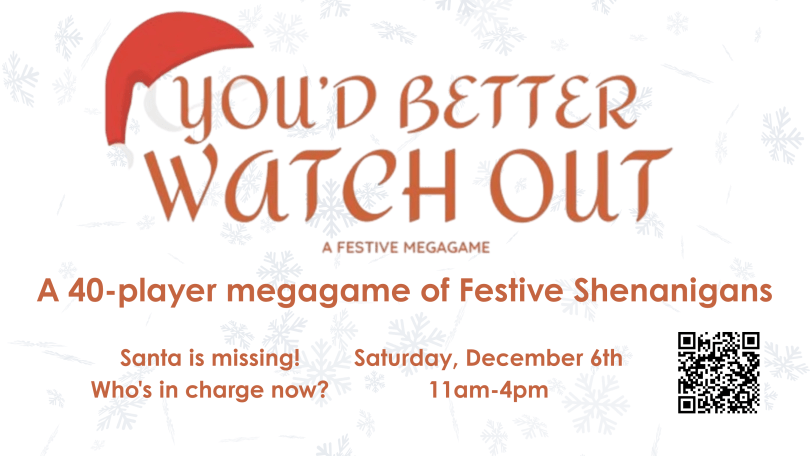 image showing the text details of the megagame