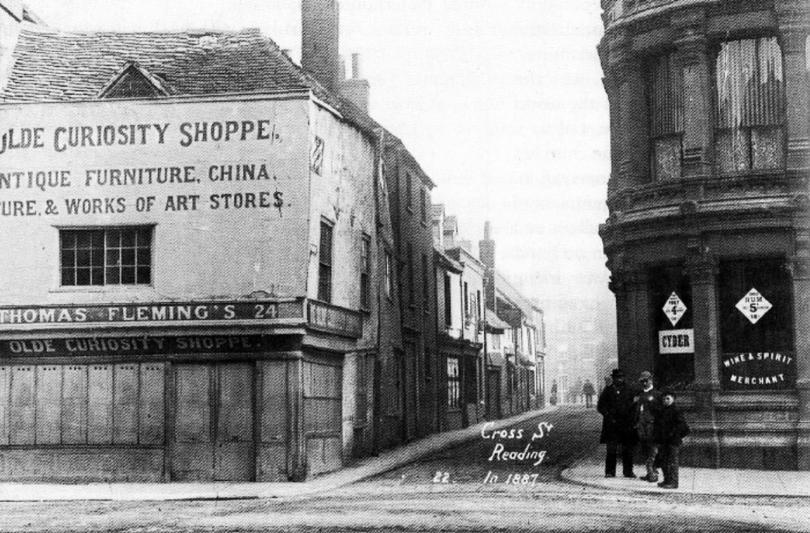 Cross Street in Reading in 1887