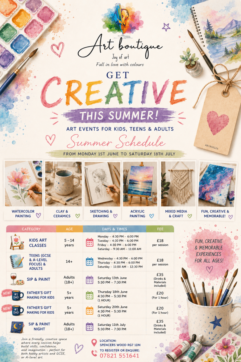 Summer events and Activity calendar 