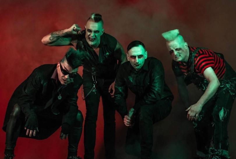 The ban Demented Are Go - four rockabilly punks