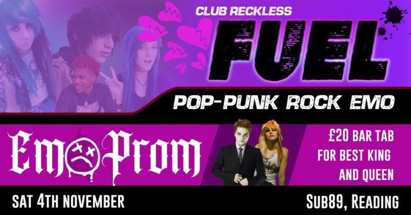 Club Reckless presents: FUEL - Emo Prom