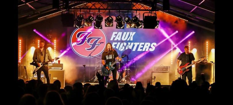 Foo Fighters tribute band on stage