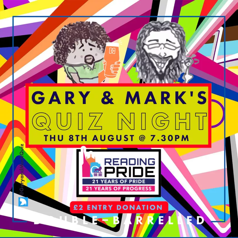 Gary & Mark’s Charity Quiz for Reading Pride