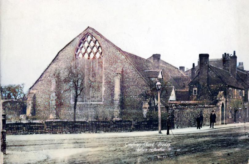 Greyfriars Church in the nineteenth century - in ruins