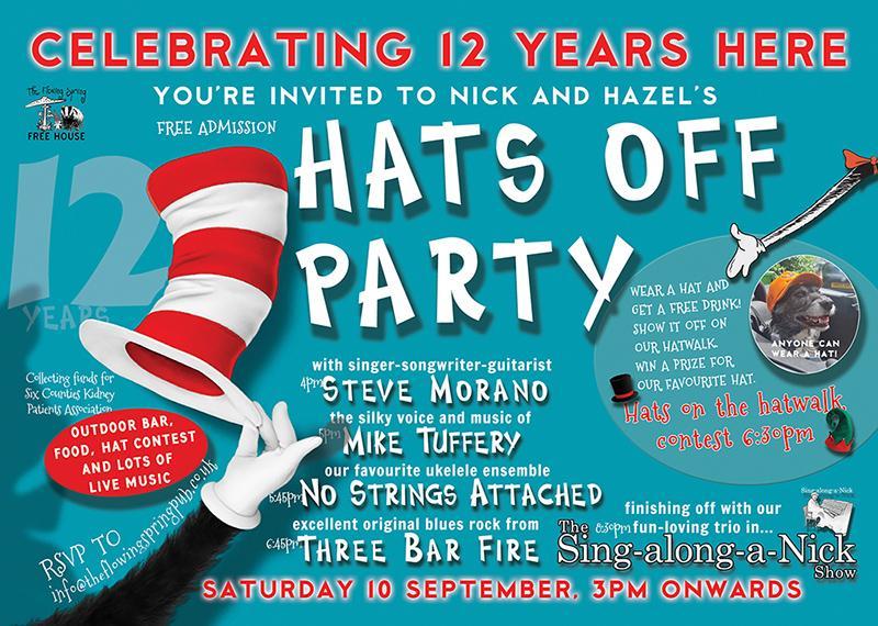 The Flowing Spring's Hats Off Party