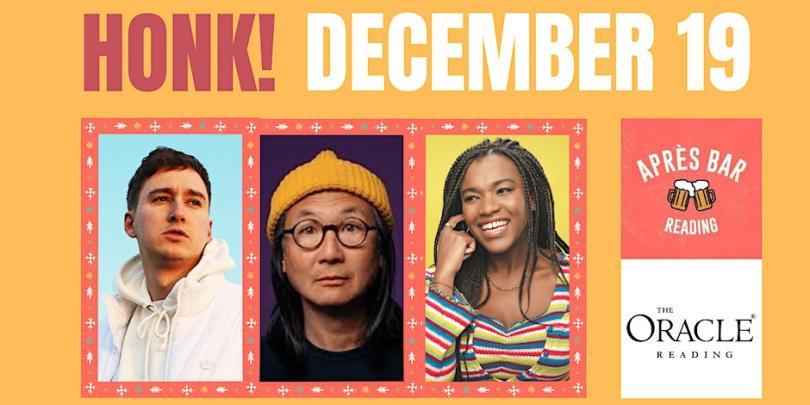 Honk! comedy at Après Bar with Jacob Hawley, Leah Davis & Rick Kiesewetter