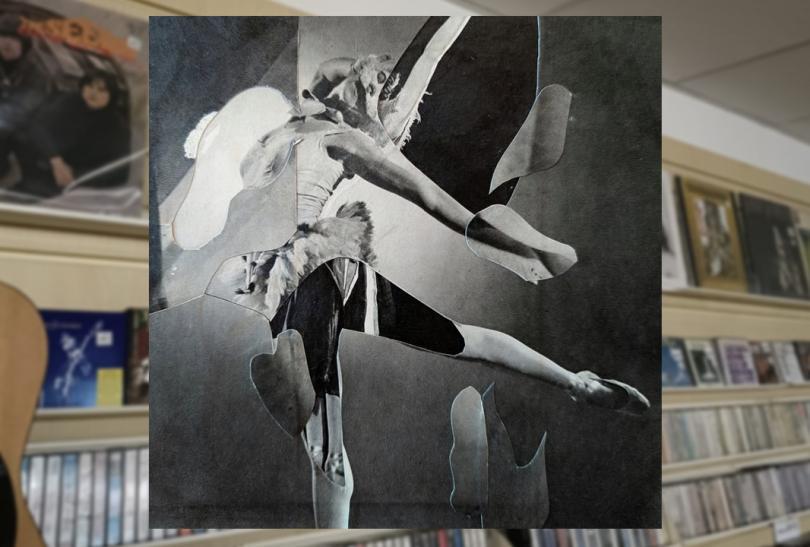 Abstract collage of a dancer