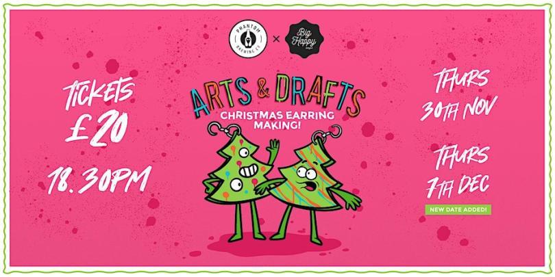 Arts & Drafts: Festive earring making @ Phantom