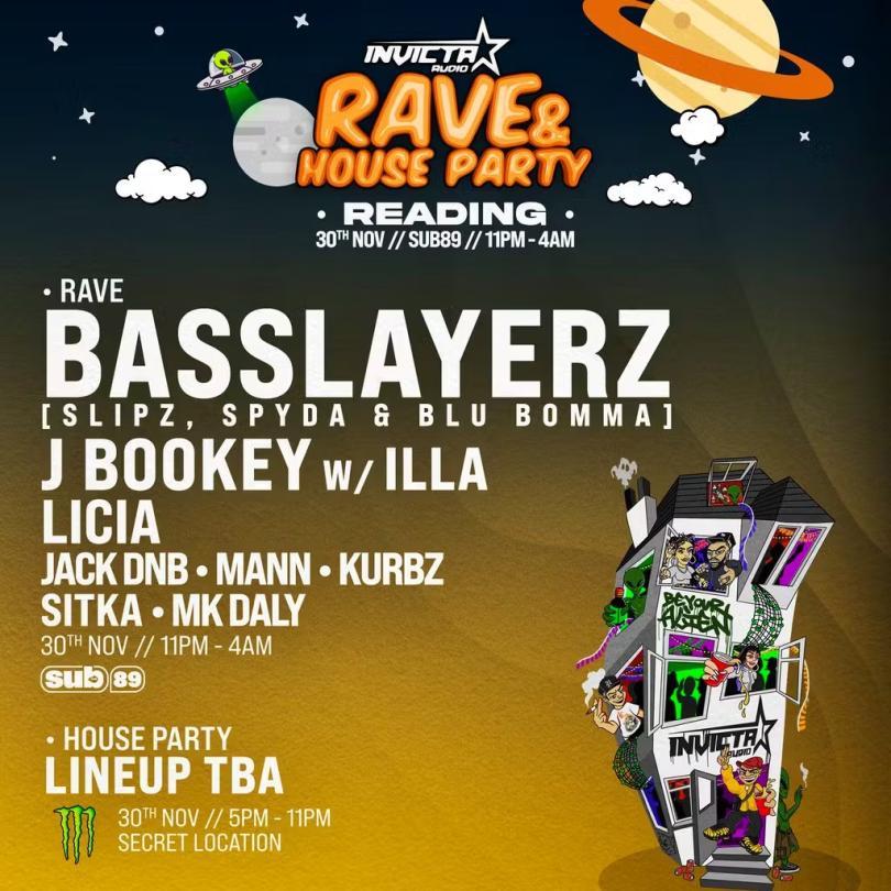 Invicta Audio Rave & House Party  logo