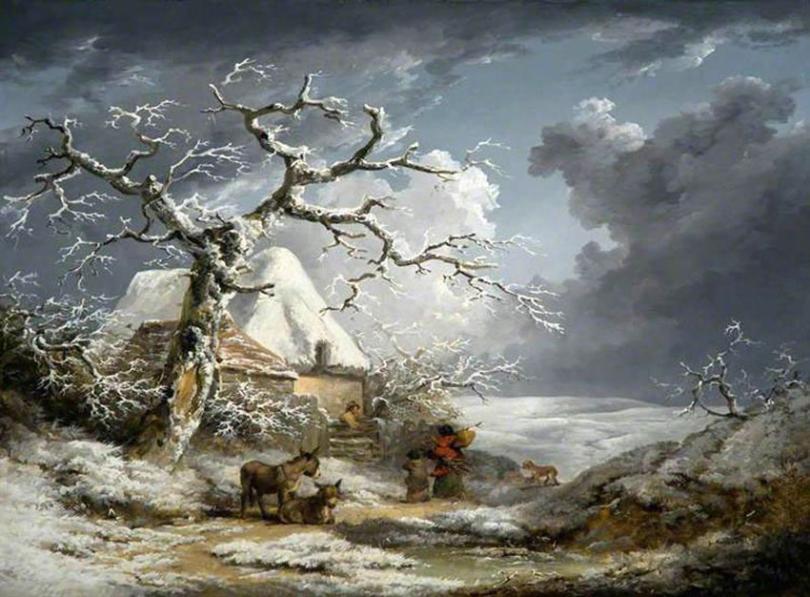 A wintry scene