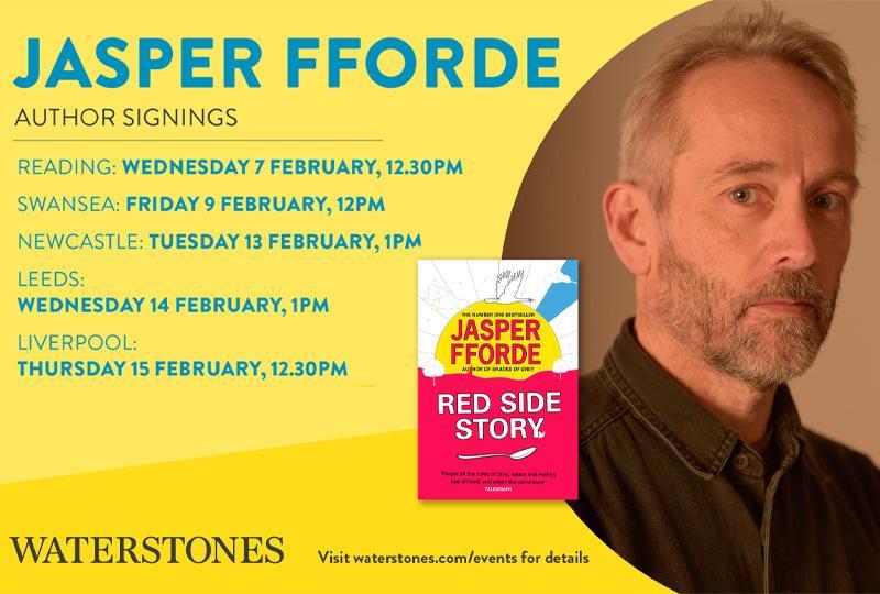 Meet Jasper Fforde at Waterstones Reading