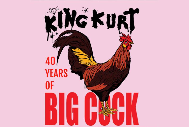 King Kurt logo and artwork of a cockerel