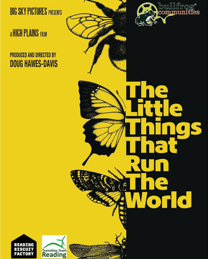 Yellow and black poster for The Little Things That Run the World