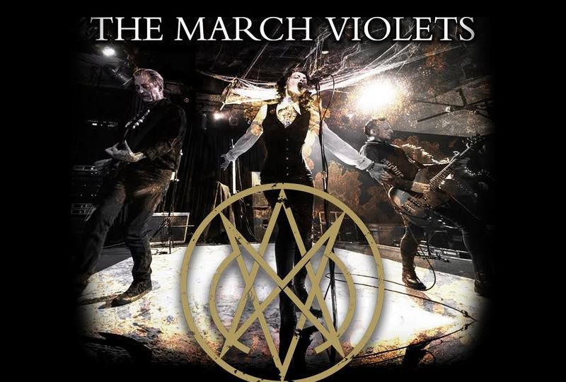 The March Violets on stage