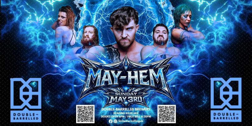 Poster festuring various wrestlers all looking mean