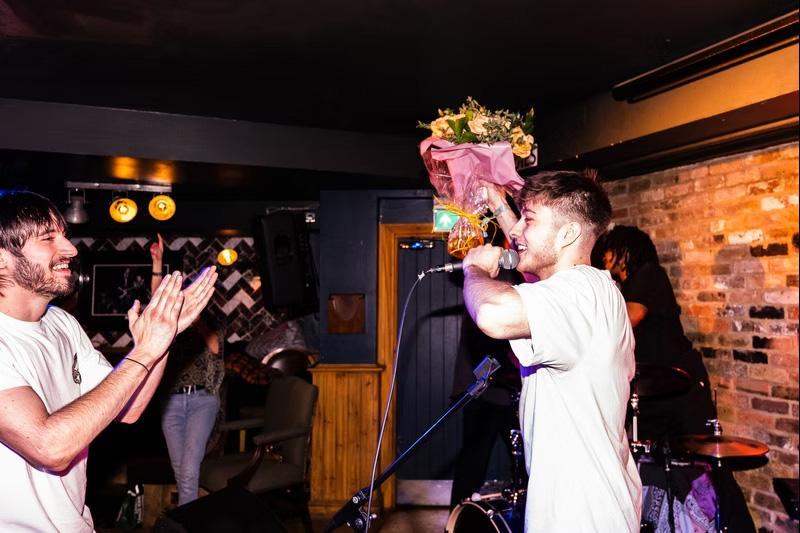 Rapper MUNBOI on stage