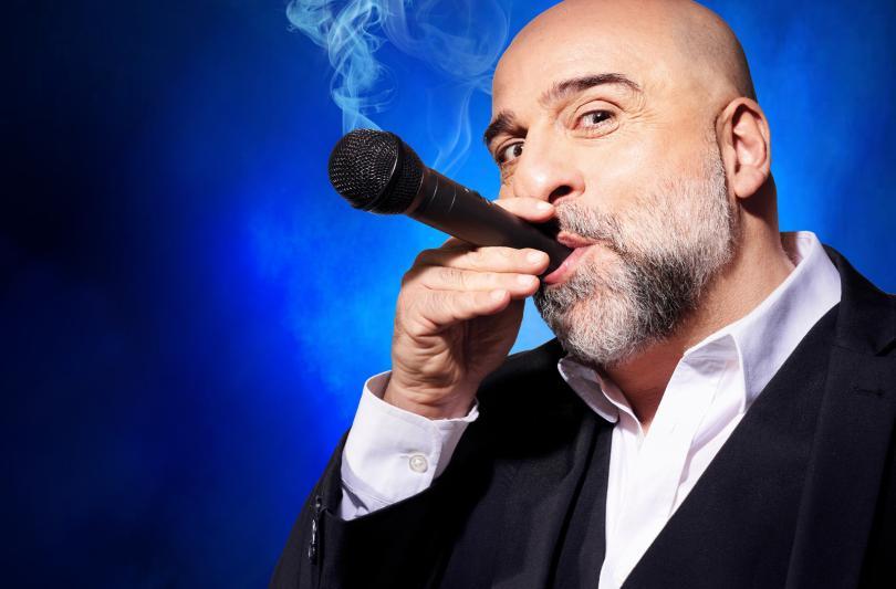 omid djalili at the hexagon 2 april 2022