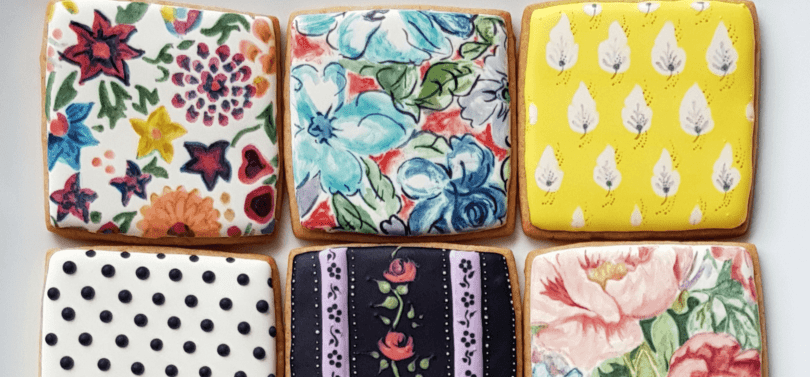 Painted biscuits